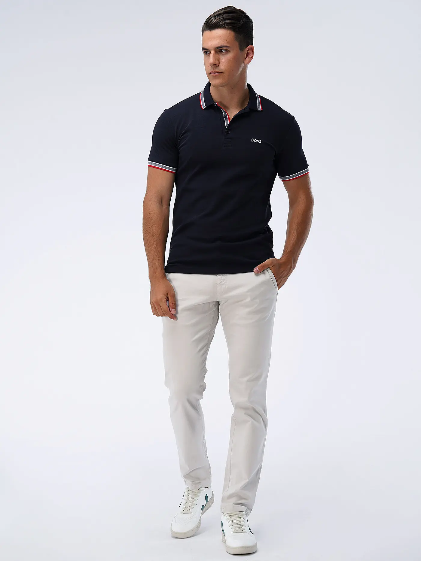 BOSS | Poloshirt Regular Fit PADDY | dunkelblau